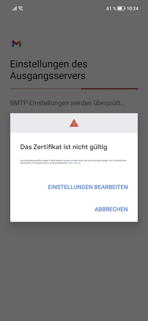 Wählen Sie EINSTELLUNGEN BEARBEITEN