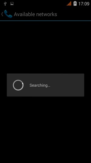 Wait for the search to finish