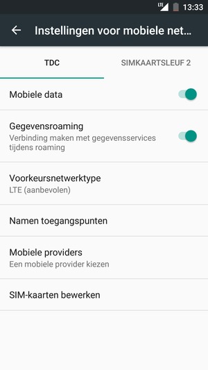 Als u dit scherm ziet, selecteer Public