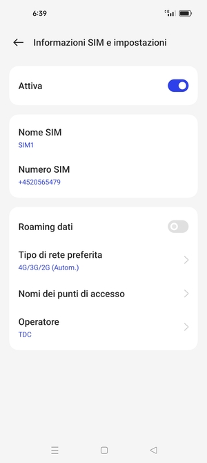 Seleziona Nomi dei punti di accesso