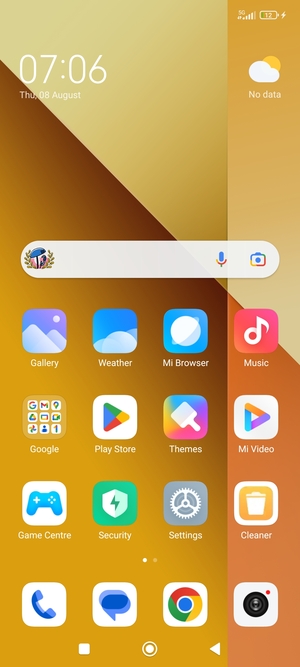 Select Settings