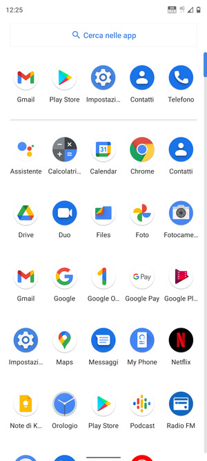 Seleziona Impostazioni