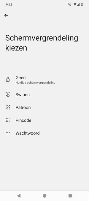 Selecteer Patroon