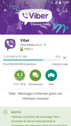 Attendi il completamento del processo di installazione