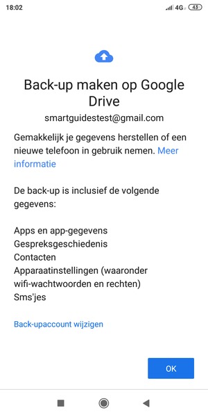 Selecteer OK