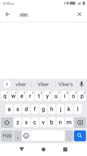 Enter the app name and select Search