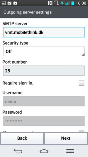 Uncheck the Require sign-in checkbox and select Next