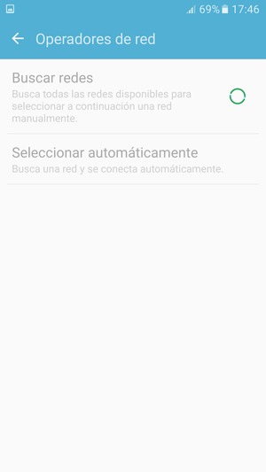 Espere a que la búsqueda termine