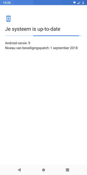 Wacht tot de zoekopdracht beëindigd is