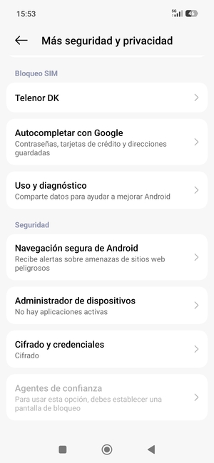 Desplácese y  seleccione Public