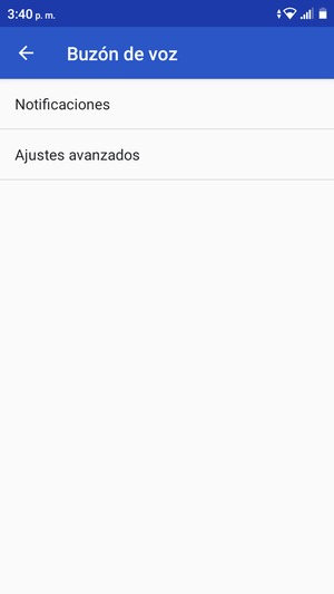 Seleccione Ajustes avanzados