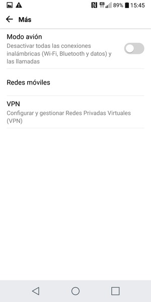 Seleccione Redes móviles