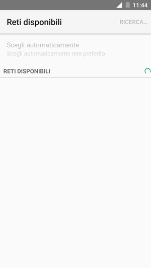 Attendi il completamento della ricerca