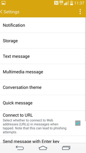 Select Text message