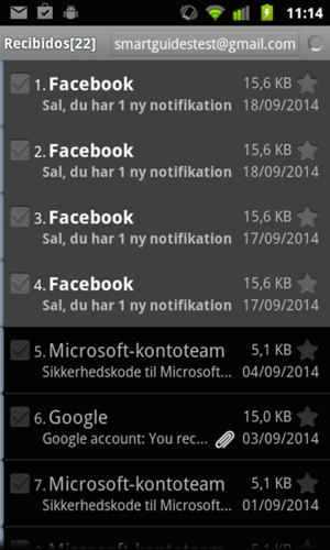 Su Gmail/Hotmail está listo para usar