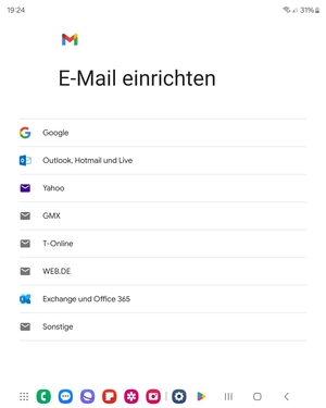 Wählen Sie Sonstige