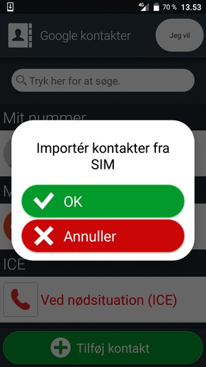 Vælg OK