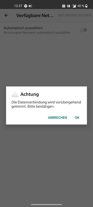 Wählen Sie OK