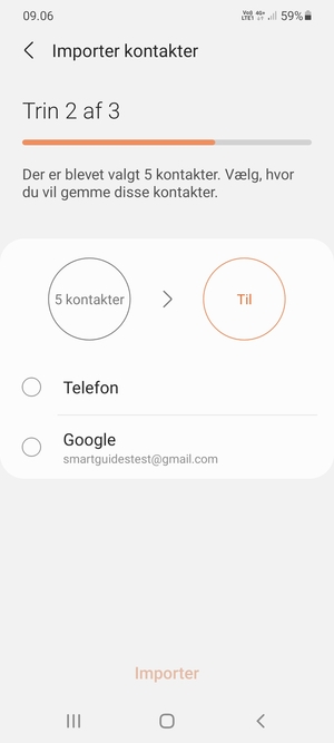 Vælg Google