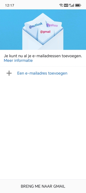 Selecteer Een e-mailadres toevegen