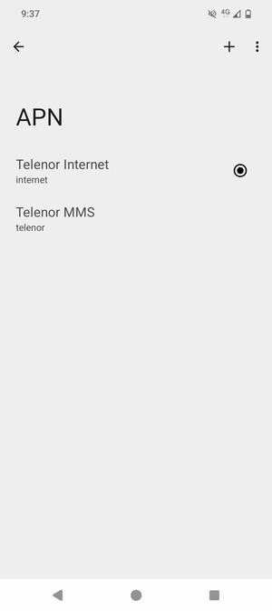 Seleziona il tasto Menu