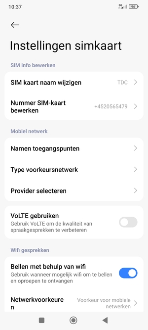 Selecteer Namen toegangspunten
