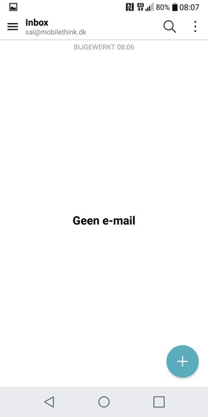 Uw account is klaar voor gebruik
