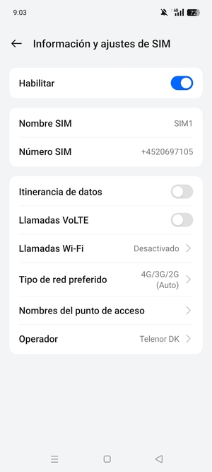 Seleccione Nombres del punto de acceso