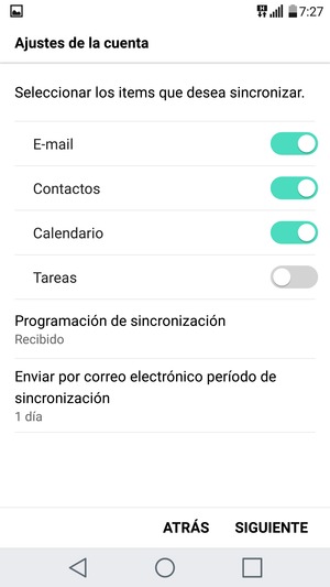 Seleccione SIGUIENTE