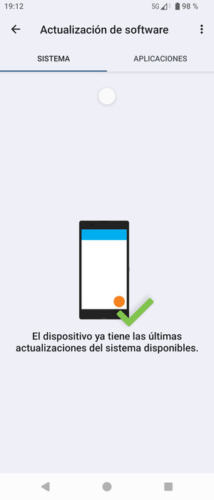 Espere a que la búsqueda termine