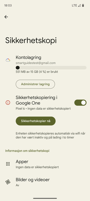 Velg Kontolagring