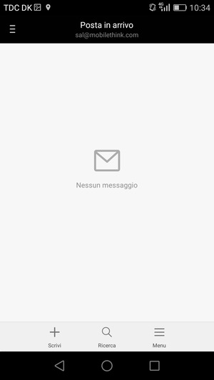 Il tuo account è pronto per l'uso