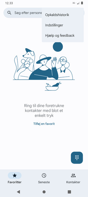 Vælg Indstillinger