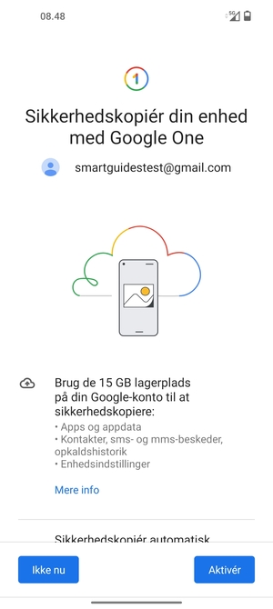 Vælg Aktivér