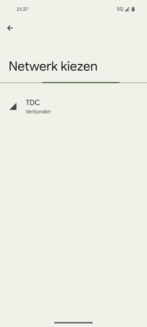 Wacht tot de zoekopdracht beëindigd is