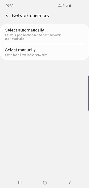 Select Select manually
