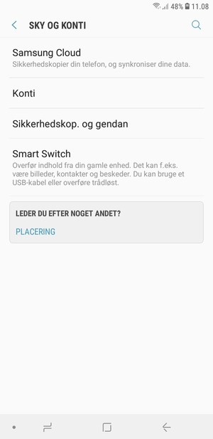 Vælg Konti