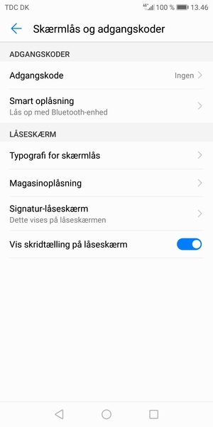 Vælg Adgangskode