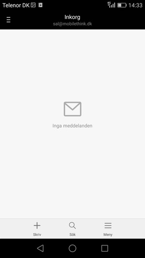 Ditt konto är redo att användas