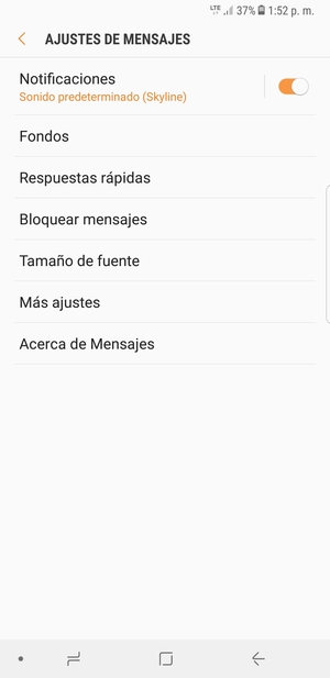 Seleccione Más ajustes