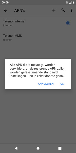 Selecteer OK