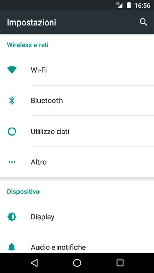 Seleziona Altro