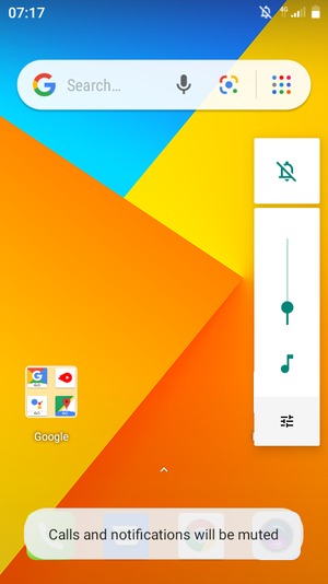 Select Mute to change to Sound mode again