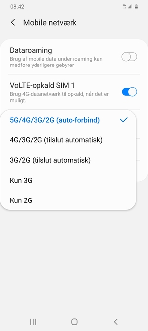 Vælg din foretrukne mulighed