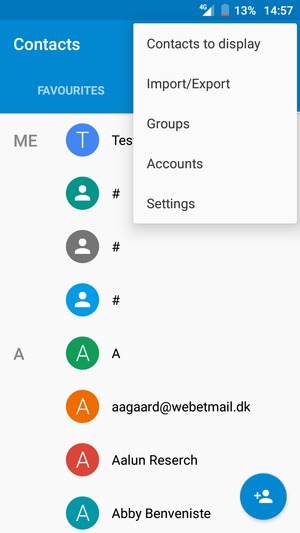 Select Import/Export