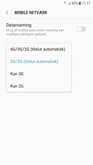 Vælg din foretrukne mulighed