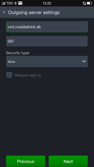 Uncheck the Require sign-in checkbox and select Next