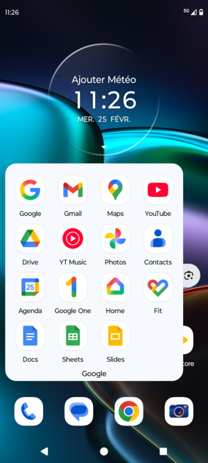 Sélectionnez Gmail