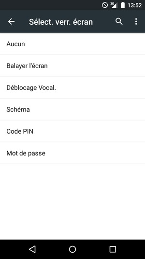 Sélectionnez Schéma