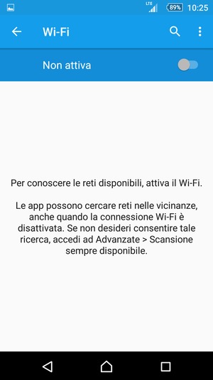 Attiva Wi-Fi